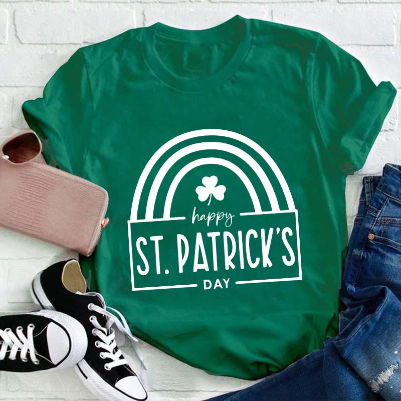 Happy St. Patrick's Day Teacher T-Shirt