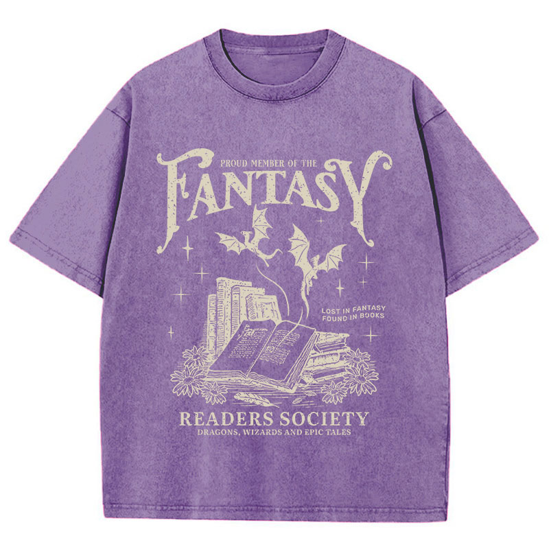 Proud Member Of The Fantasy Teacher Washed T-Shirt