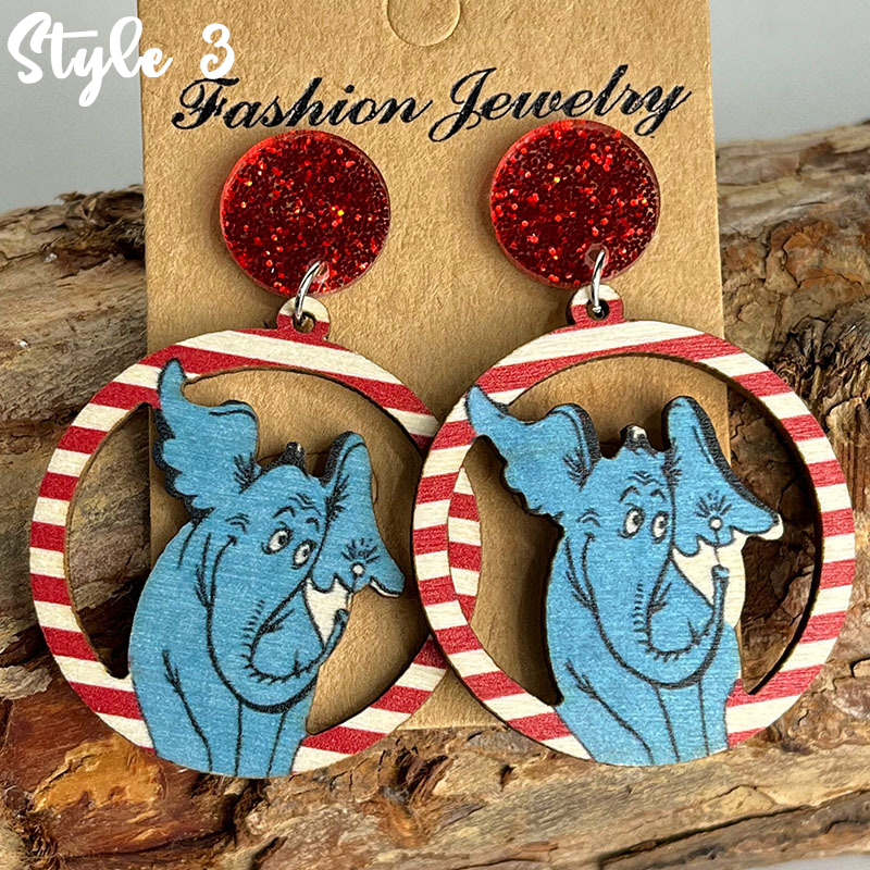 Reading Is My Thing Teacher Wooden Earrings