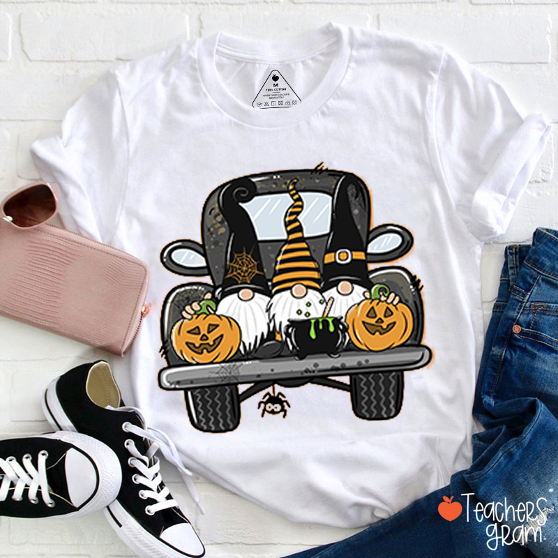 Truck Dwarf Halloween Teacher T-Shirt