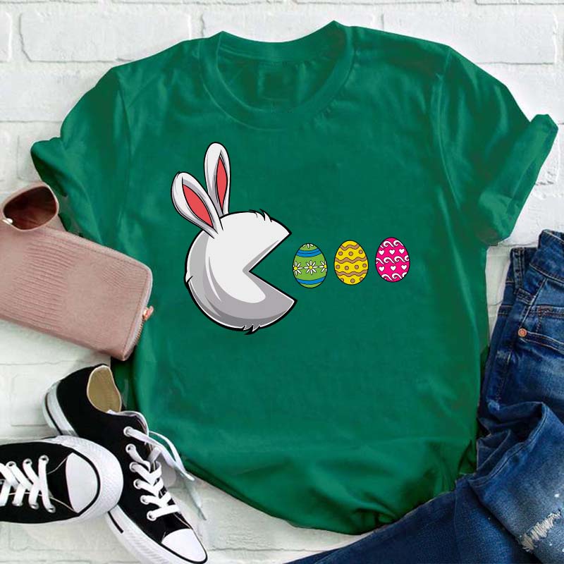 Egg Hunter Rabbit Teacher T-Shirt