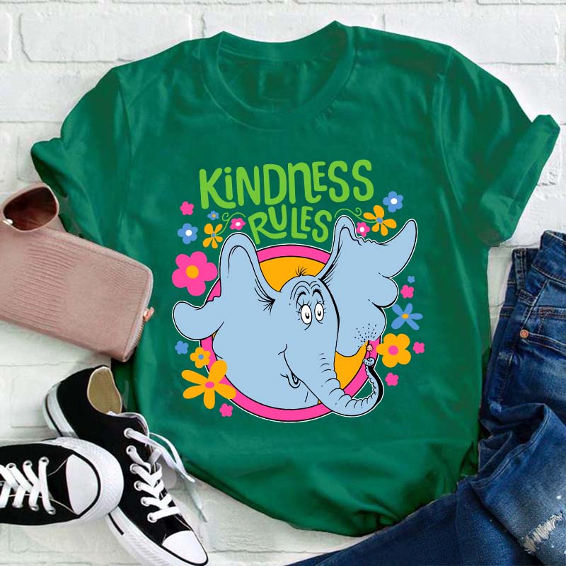 Kindness Rules Teacher T-Shirt
