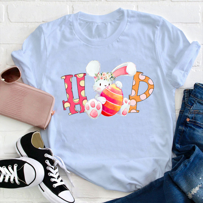 Hip Hop Bunny Teacher T-Shirt