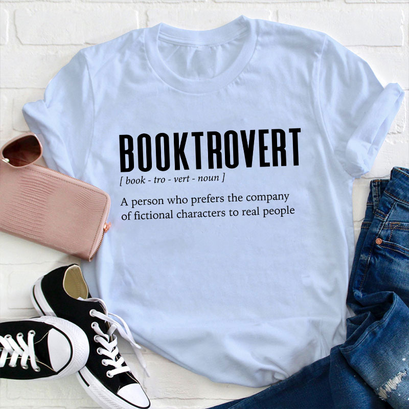 Booktrovert Teacher T-Shirt