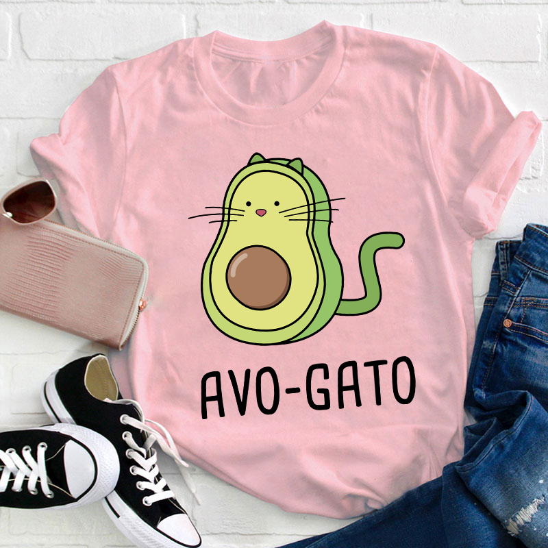 Avo-Gato Cute Spanish Teacher T-Shirt