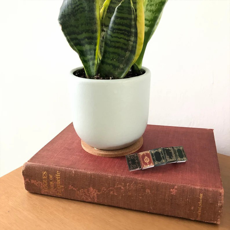 Miniature Book Hair Clip Barrette Teacher