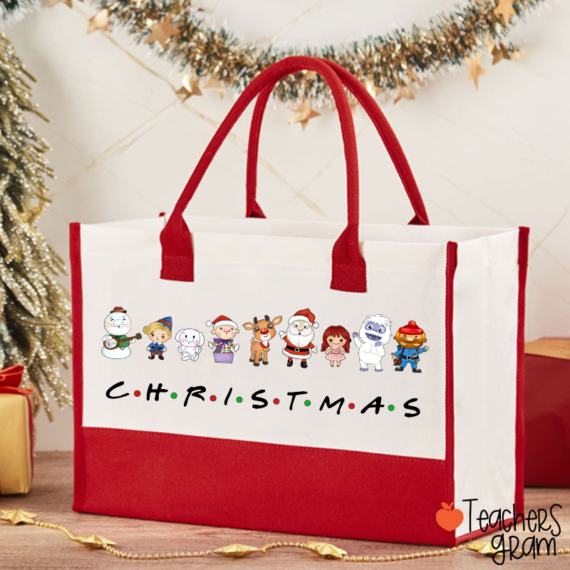 What A Merry Christmas Teacher Cotton Tote Bag