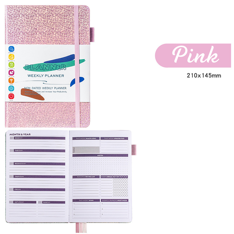 Weekly Planner Strap Notebook