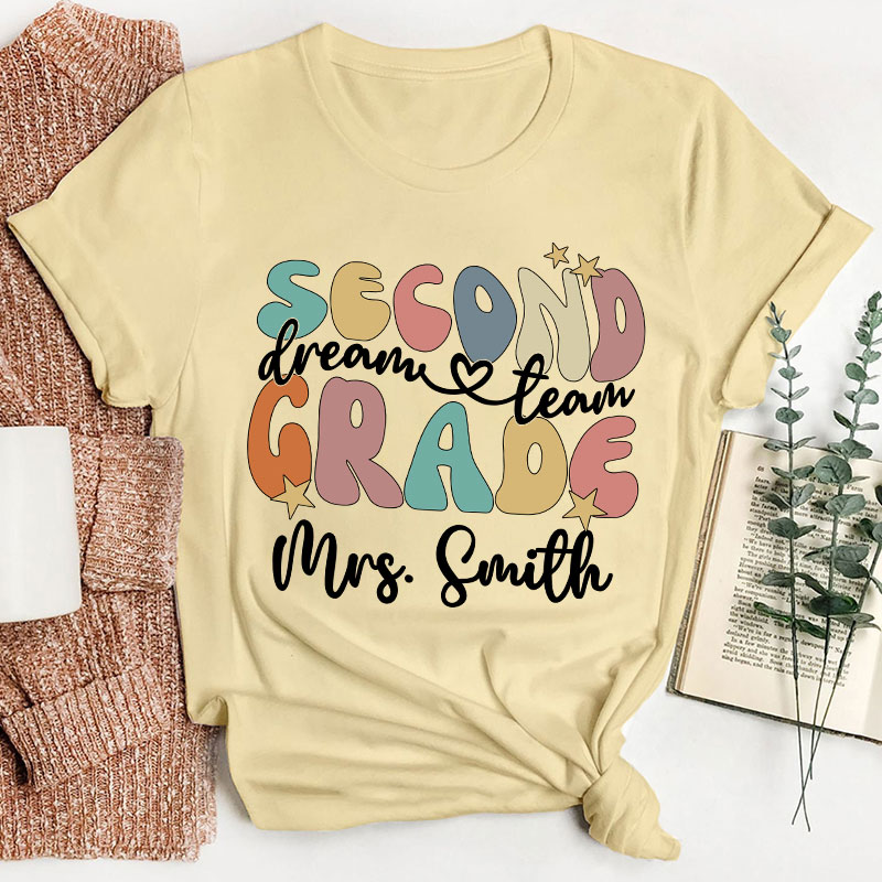 Personalized This Is What Dream Team Looks Like Teacher T-Shirt