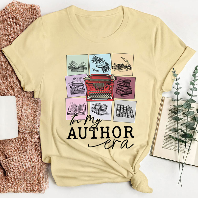 In My Author Era Teacher T-Shirt