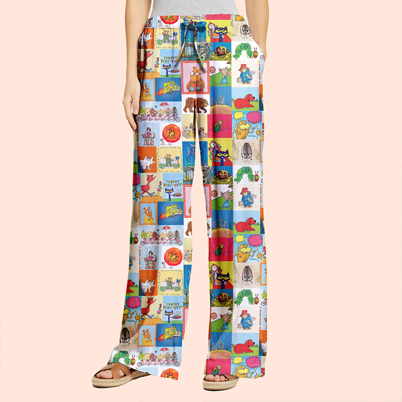 I Still Read Children's Books Teacher Wide Leg Pants
