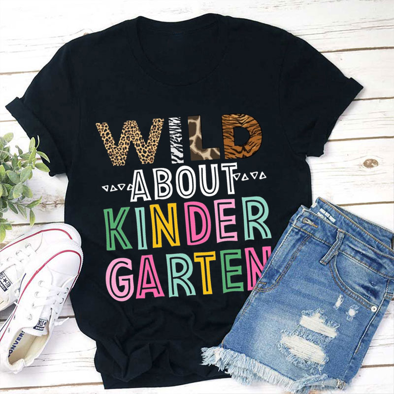 Personalized Wild About Different Grade Teacher T-Shirt