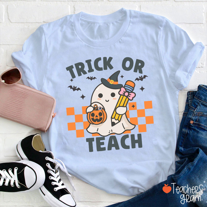 Halloween Trick Or Teach Teacher T-Shirt