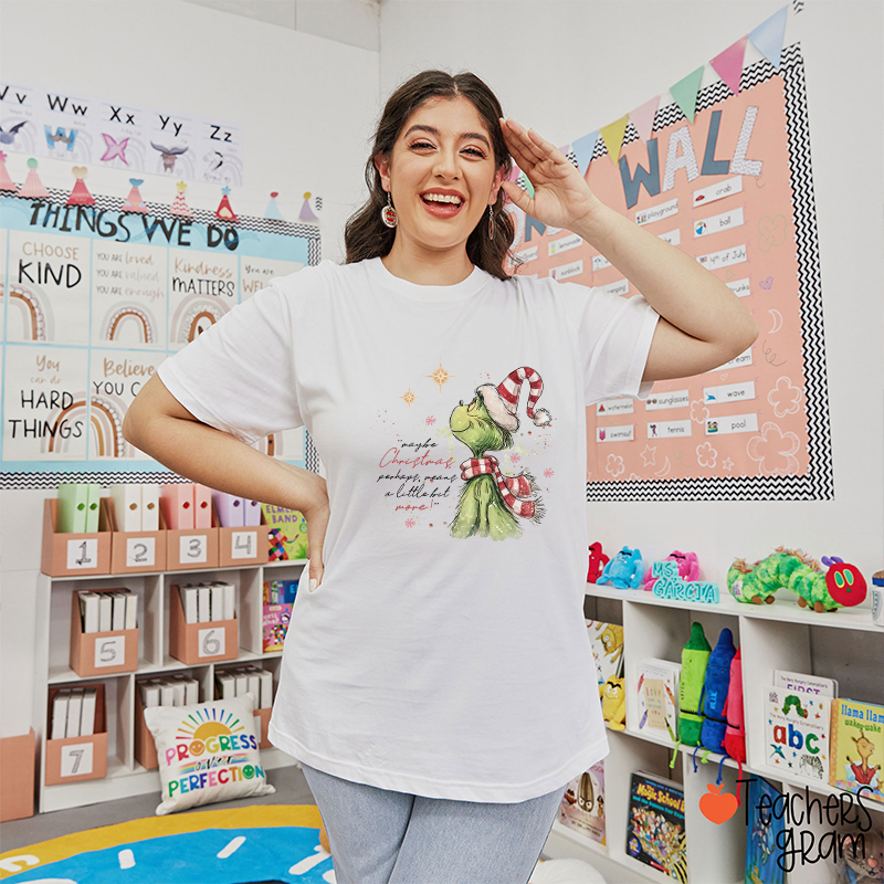 Vintage Mean Guy Character Teacher T-Shirt