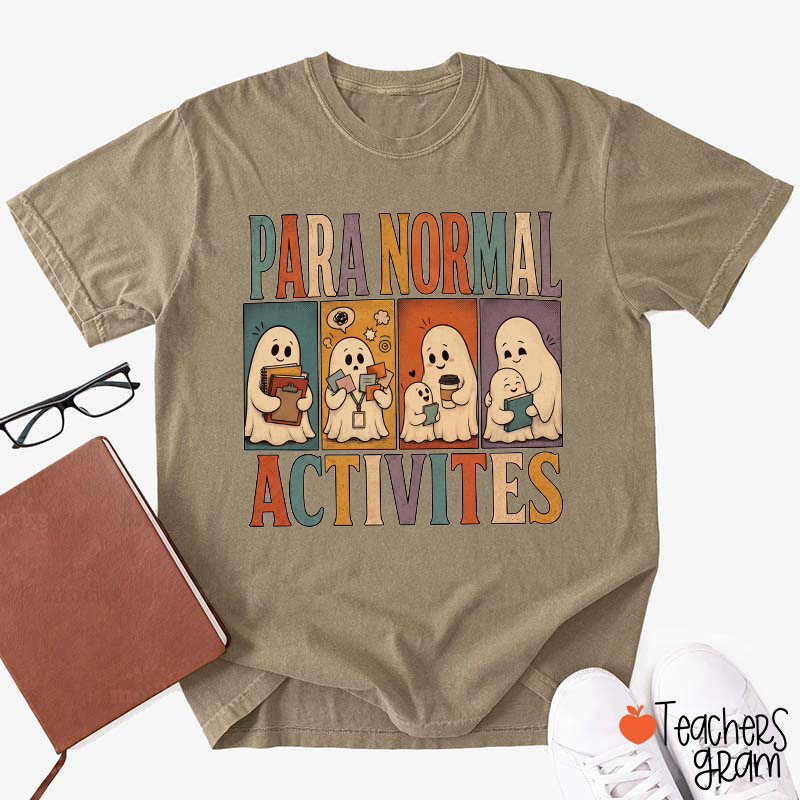 Paranormal Activities Cute Ghost Teacher T-Shirt