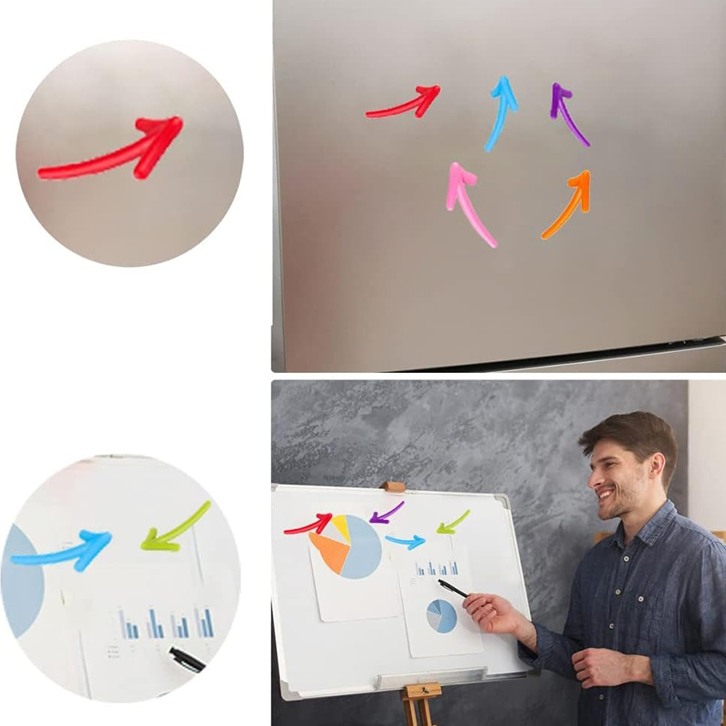 6PCS Creative Arrow Shaped Fridge Magnet Set