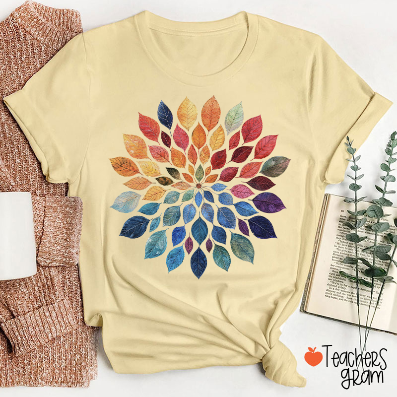Floral Mandala Teacher T-Shirt