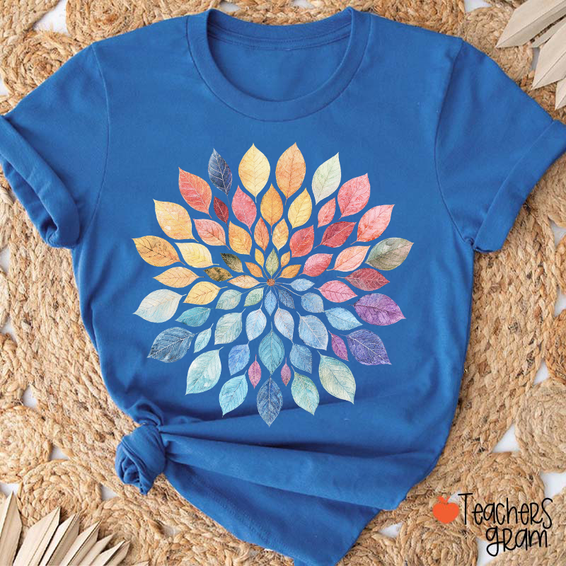 Floral Mandala Teacher T-Shirt