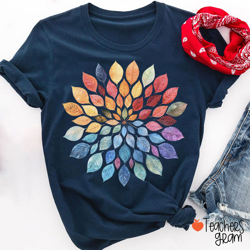 Floral Mandala Teacher T-Shirt