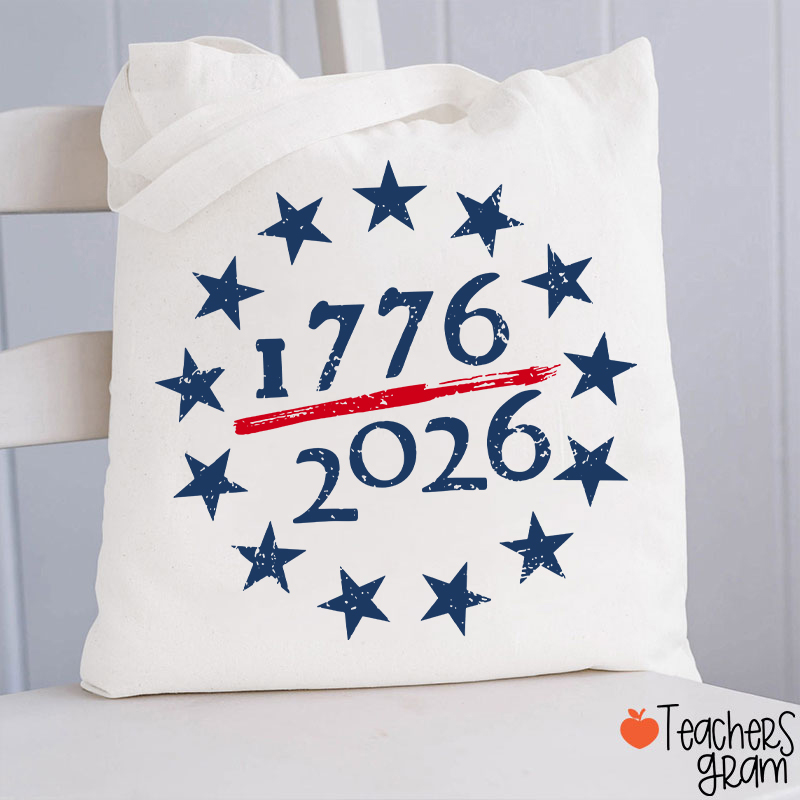 USA 250th Anniversary Teacher Tote Bag