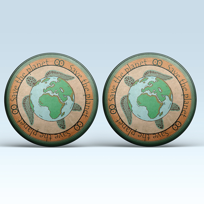 Save The Planet Teacher Pinback Button