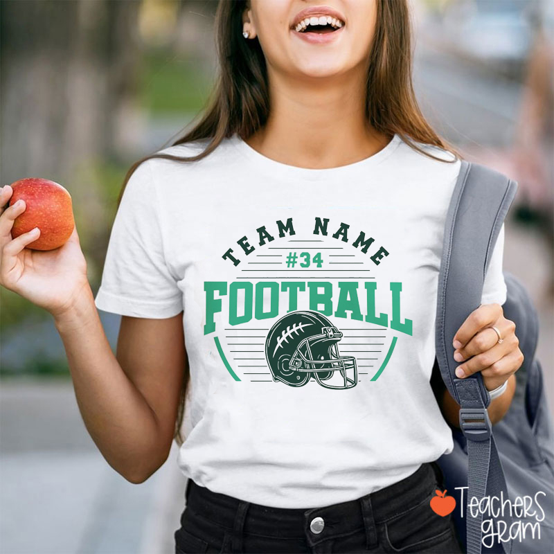 Personalized Team Name And Sport Game Day Teacher T-Shirt