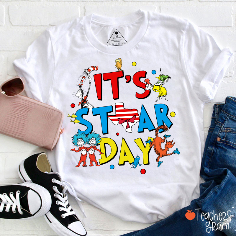 It's Star Day Reading Across America Teacher T-Shirt