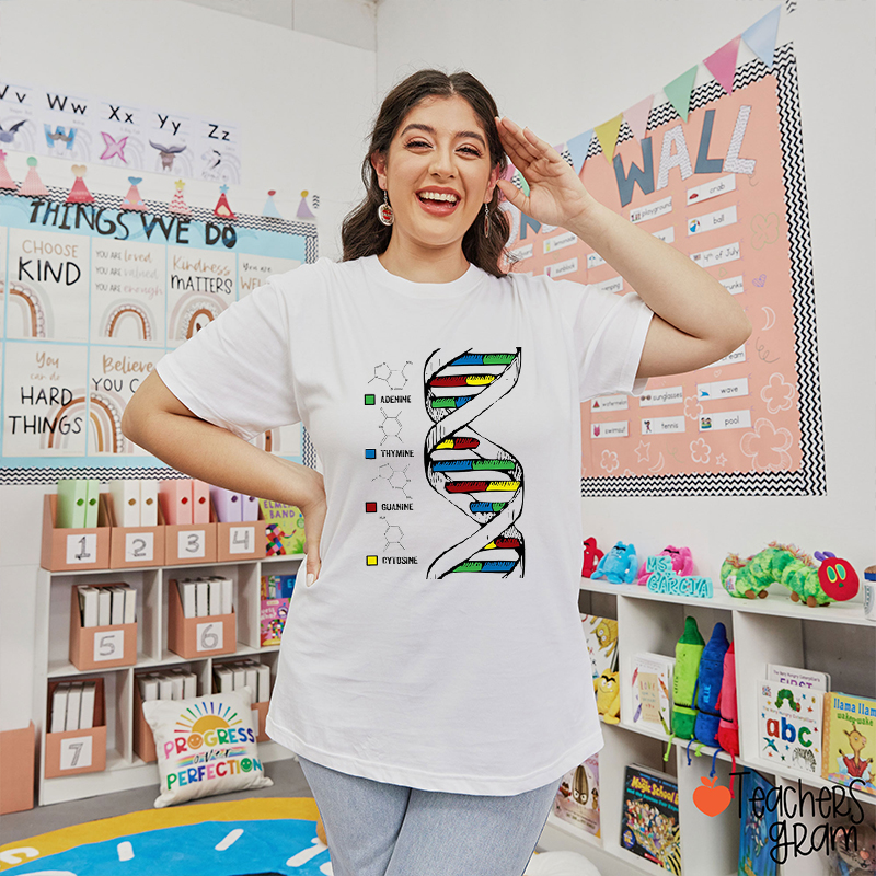 Adenine Thymine Guanine Cytosine Science Teacher T-Shirt