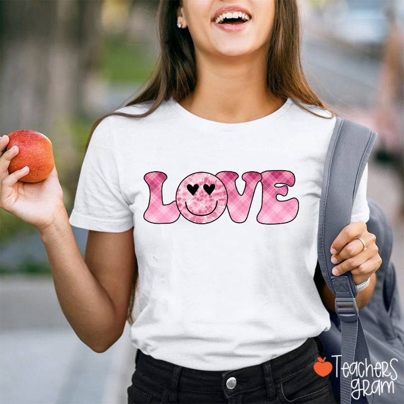 Smile Love Teacher T-Shirt