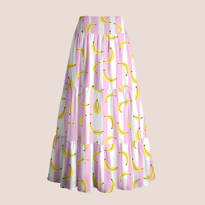 That's Bananas Teacher Tiered Skirt