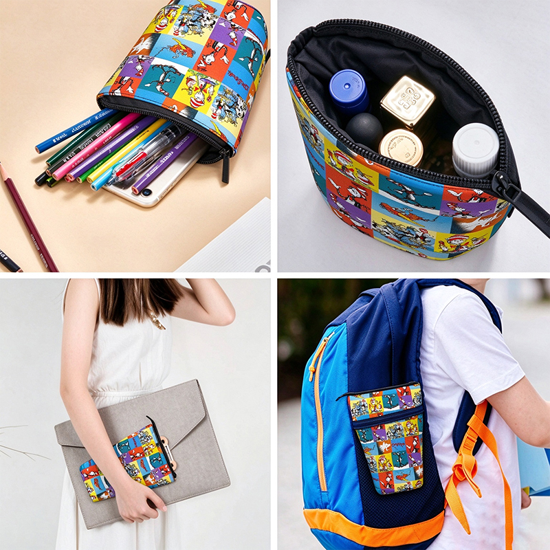 Hat Cat And The Elephant Teacher Pop-Up Standing Pencil Case