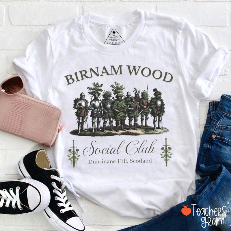 Birnam Wood Social Club Teacher T-Shirt