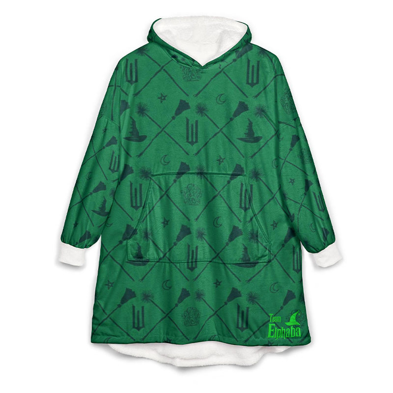 Musical Fan Green Teacher Blanket Hoodie