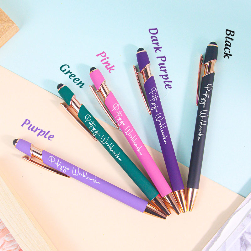 Personalized Luxurious Soft Touch Teacher Pens(30% Off Buy 10+, 50% Off Buy 30+)