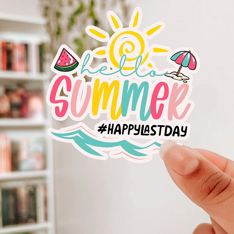 Hello Summer Happylastday Teacher Stickers