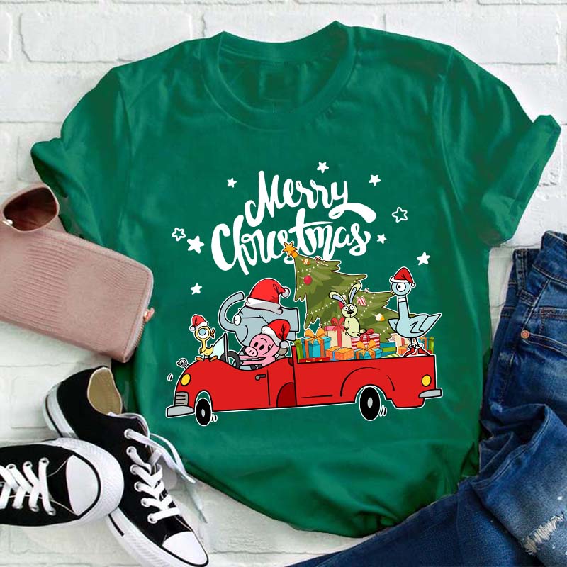 Merry Christmas Have A Nice Christmas Teacher T-Shirt