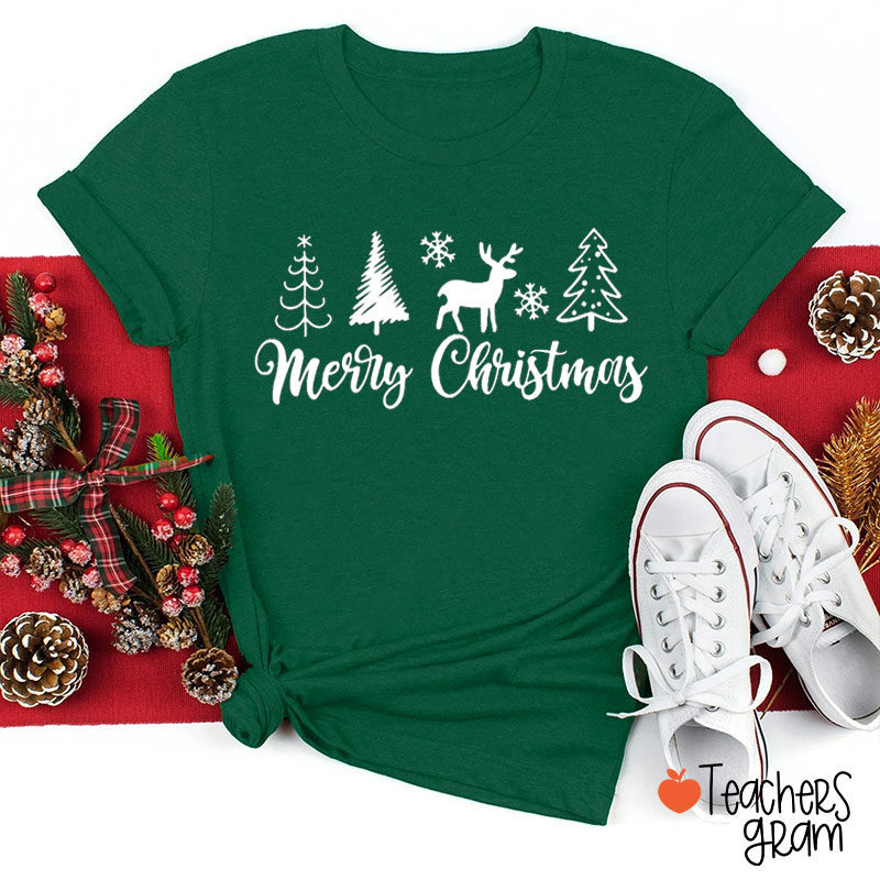 Merry Christmas Teacher T-Shirt