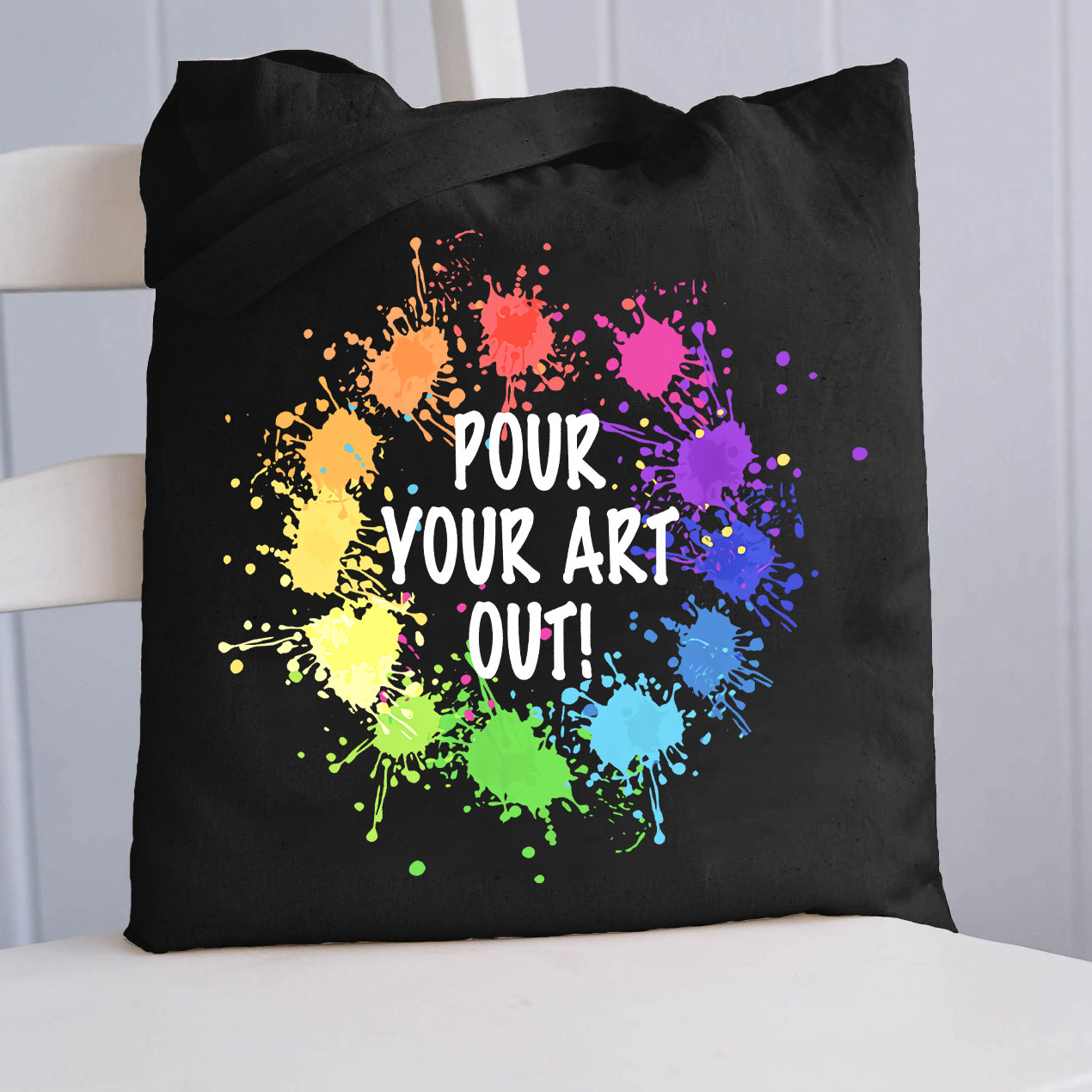 Pour Your Art Out Tote Bag