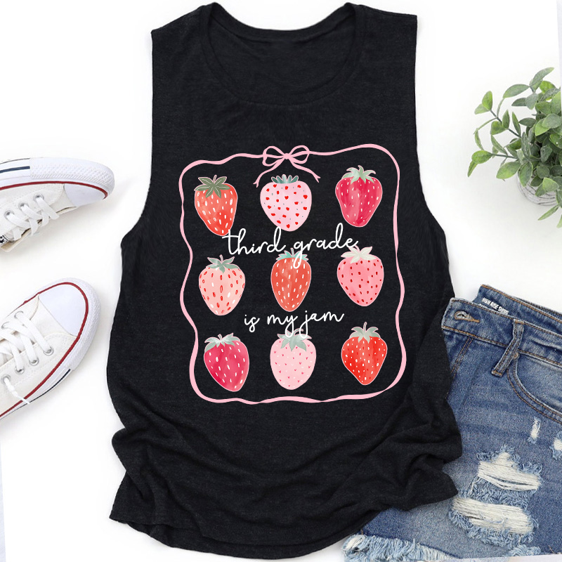 Personalized Grade You Are My Jam Teacher Tank Top