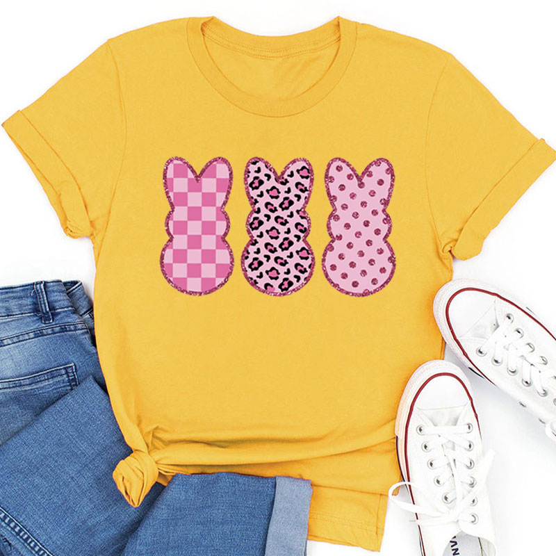 Bougie Bunnies Happy Easter Teacher T-Shirt