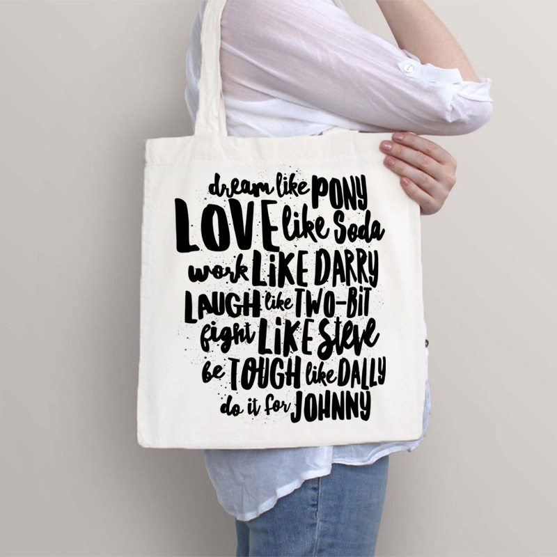The Outsiders Character Names Teacher Tote Bag
