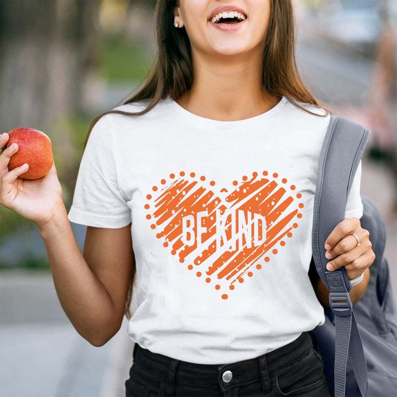 Be Kind Heart Teacher T-Shirt