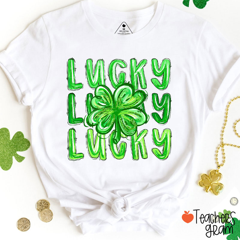 Lucky Shamrock Teacher T-Shirt