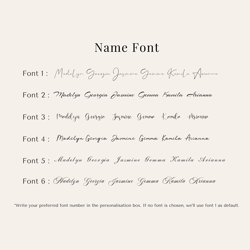 Personalized Birth Flower Teacher Magnetic Bookmark