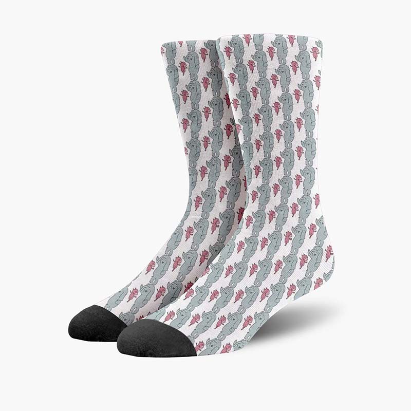 Cute Cartoon Character Teacher Socks