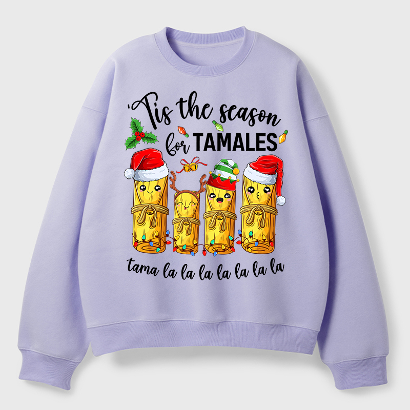 Tis The Season For Tamales Spanish Teacher Fleece Sweatshirt