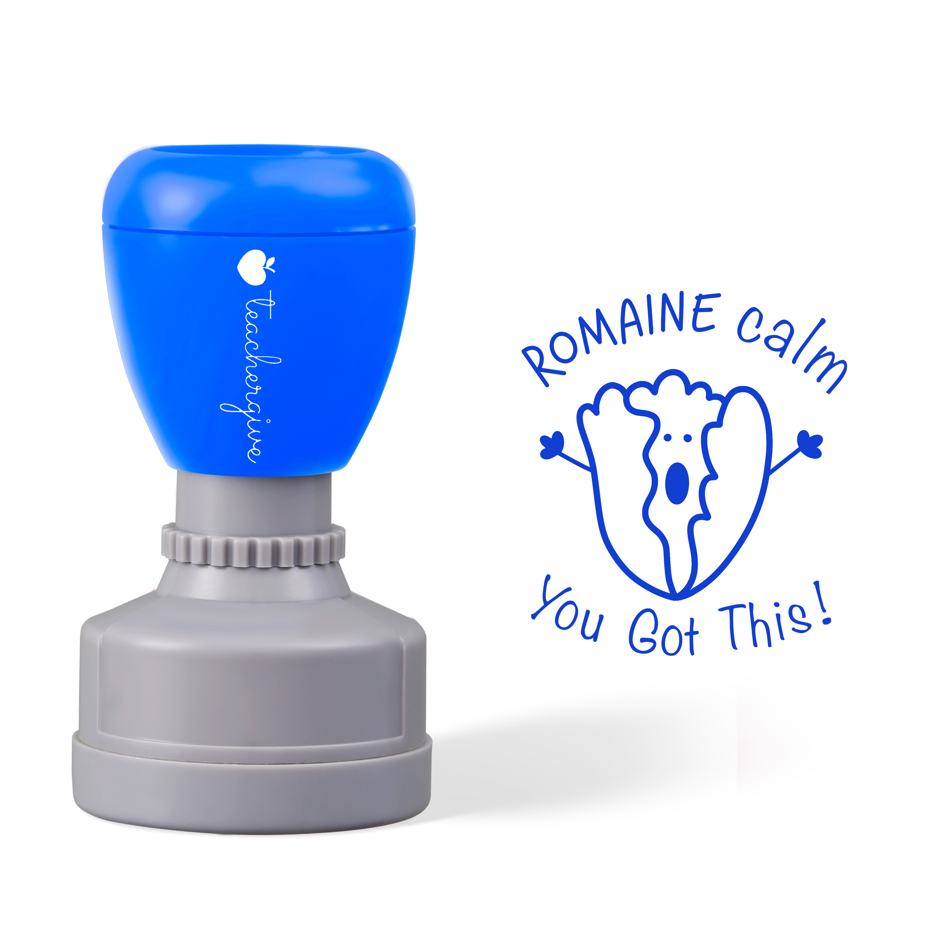 Romaine Calm You Got This Teacher Stamp