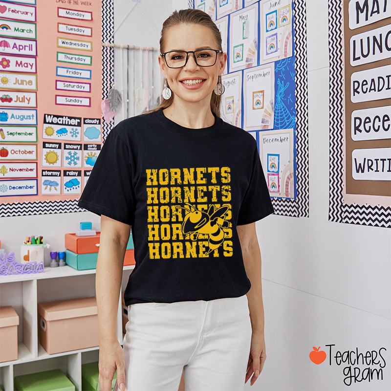 Personalized Mascot Game Day Teacher T-Shirt