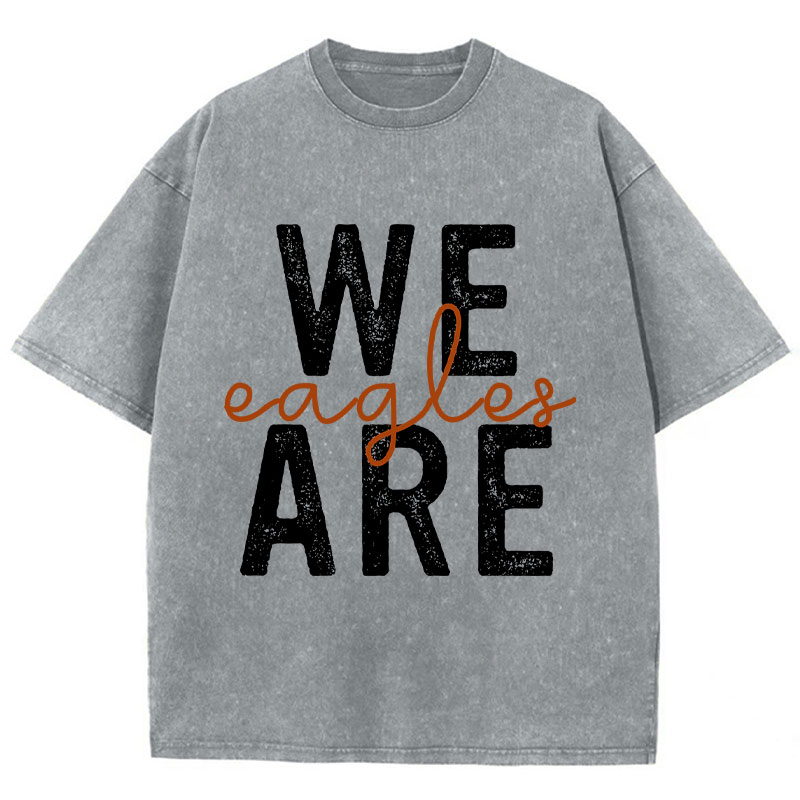 Personalized We Are We Are Winner Teacher Washed T-Shirt