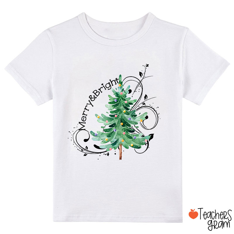 Merry And Bright Christmas Class T-Shirt